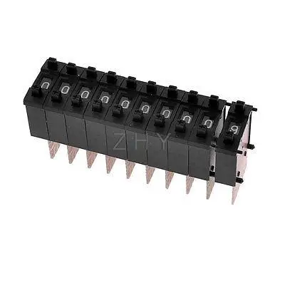 

10 Pcs Black 0-9 Digit Single Unit Pushwheel Thumbwheel Switch