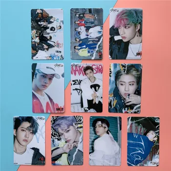 

Kpop STRAY KIDS Sticky Photo Card Straykids New Album Photocard Photograph Sticker 10pcs