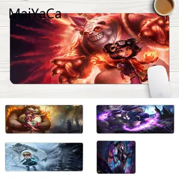 

MaiYaCa Simple Design League of Legends Female Characters Laptop Gaming Mice Mousepad Large Lockedge Mouse pad PC Computer mat