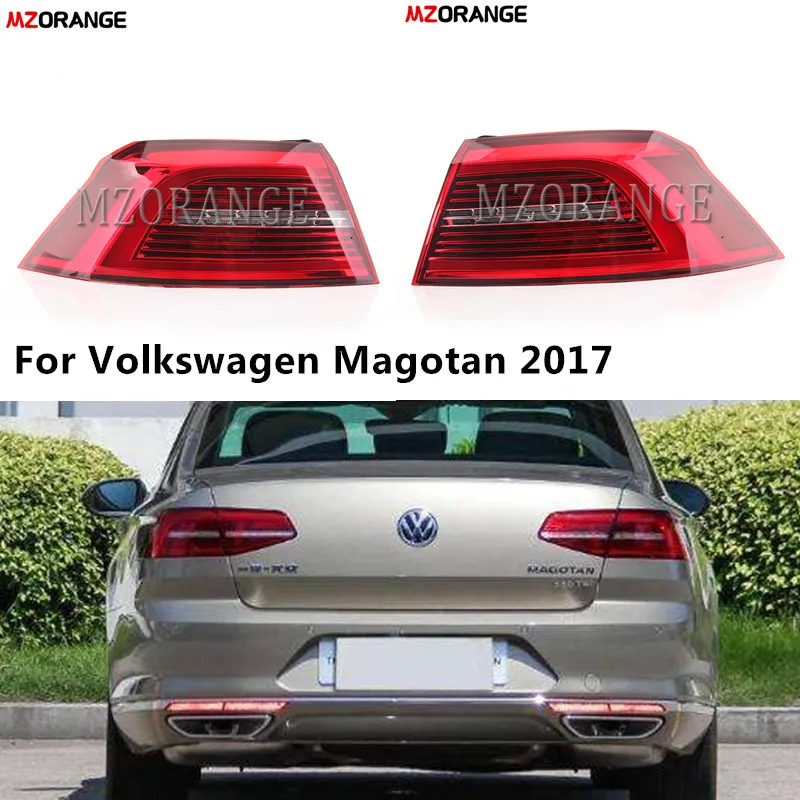 

MZORANGE For Volkswagen Magotan 2017 Outside Rear Brake Tail Light Rear Light Taillight Tail lamp Head Light
