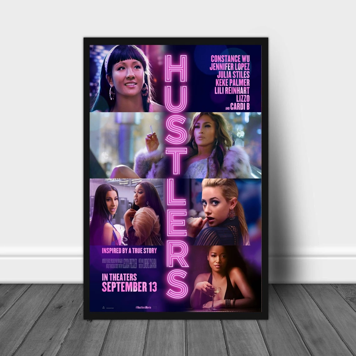 

Hustlers Movie Poster Canvas Print Home Wall Painting Decoration (No Frame)