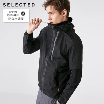 

SELECTED Men's Spring Hooded Waterproof Lightweight Casual Jacket S|419121524