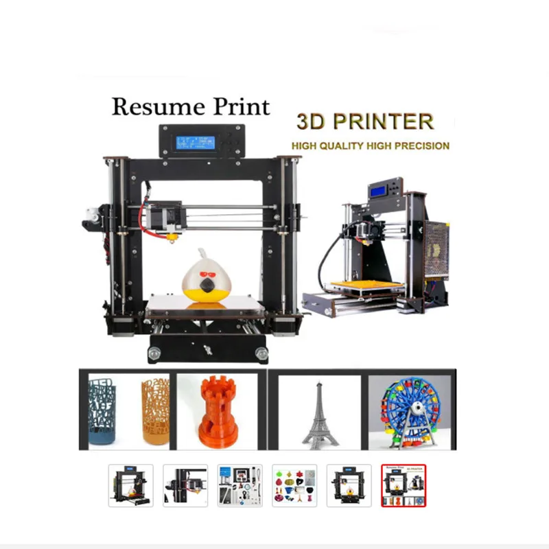3D принтер zrprinting i3 последняя версия высокоточный A8 набор для сборки 1 75 мм