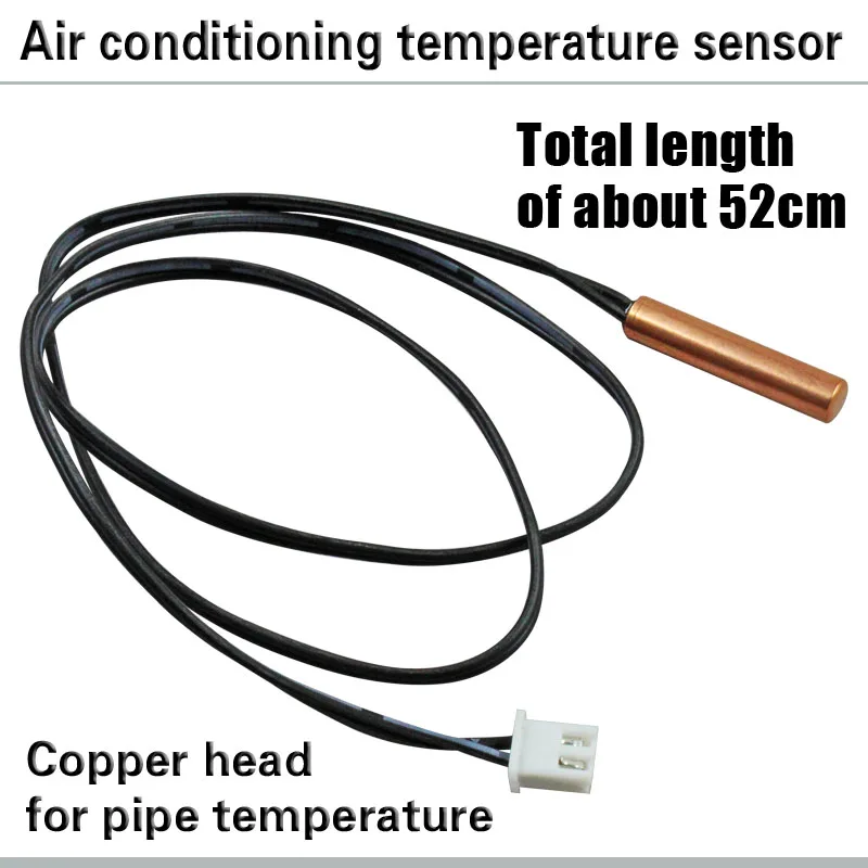 10 Pieces Replacement Air Conditioner Metal Head 20K Temperature Sensor 
