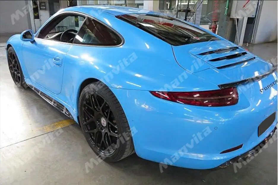 Углеродное волокно заднее крыло багажника выступ Спойлеры подходит для Porsche спойлер 911 2012 2013