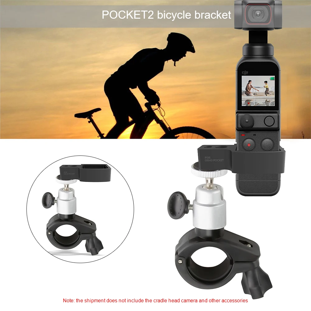 

For POCKET 2 Gopro Camera Bicycle Mount Bike Motorcycle Bracket Holder for Go Pro Hero 9/87/6/5/4/3+Action Stand Frame Clip acce