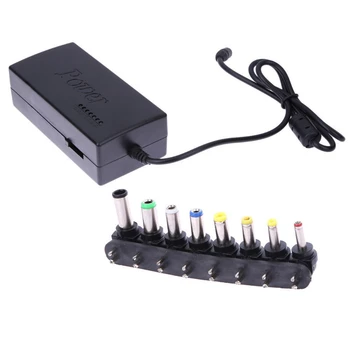 

CLAITE AC110-240V To DC12V/15V/16V/18V/19V/20V/24V 96W Adjustable US Power Supply Adapter Charger for Notebooks