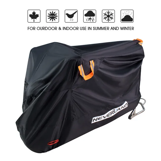 US $25.20 Waterproof Dust Proof UV Sun Rain Snow Indoor Outdoor Full Motorcycle Cover Anti Protective Motors 