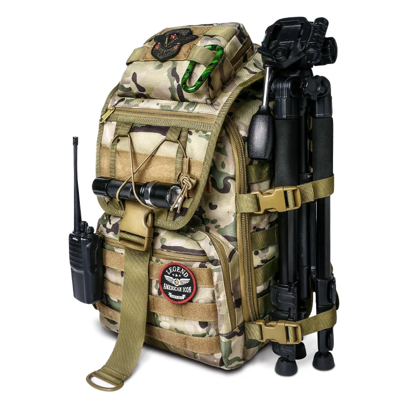 36L открытый меч рыбы тактический рюкзак камуфляж охота альпинистский рюкзак камуфляж военный Фанат Сумка - Цвет: CP camouflage