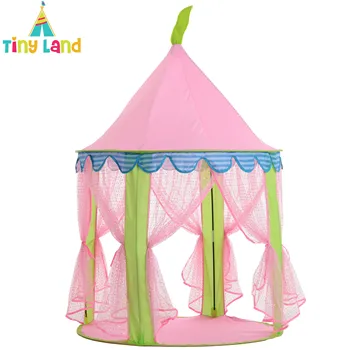 

Kids Toy Tent Portable Princess Castle & Carry Case Pink Sheer Sparkle Dot Tent 110cm×140cm(D×H) Fairy Story Theme
