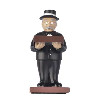 

Top Hat Old Housekeeper Watch Stand Watch Table Old Man Jewelry Ring Box Table Watch Organizer Jewelry Storage Display Disp D4S6