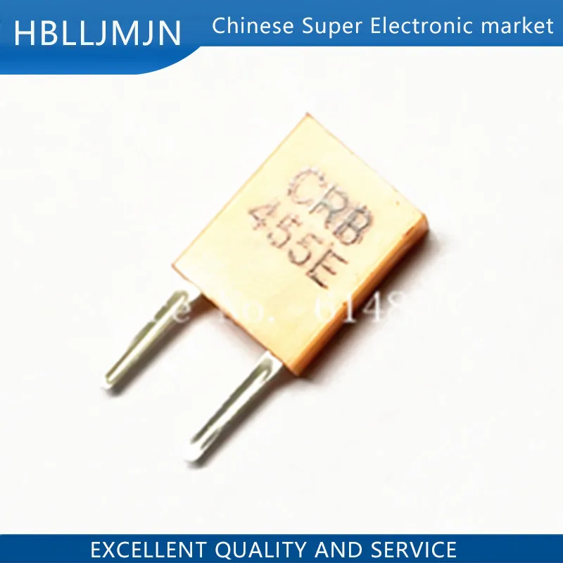 455E Passive Crystal Oscillator 10PCS/20PCS/50PCS 455KHZ CRB-455E CRB455E 455KHZ DIP 455K CERAMIC FILTER