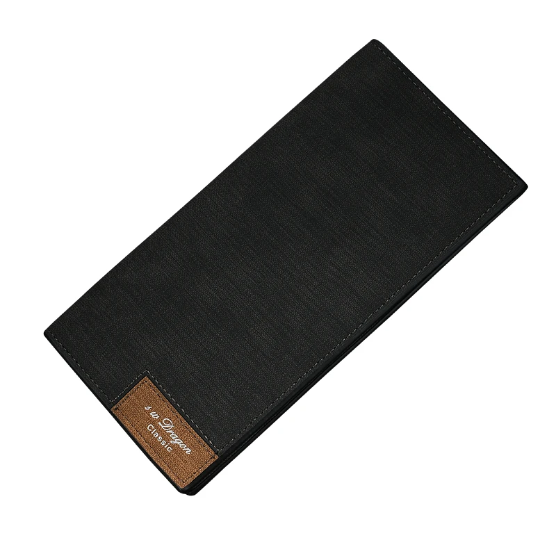 

Hengsheng Brand Vintage Man Wallet Male Slim Pu Leather Bifold Business Long Wallet Card Coin Wallet Purse Cartera Hombre