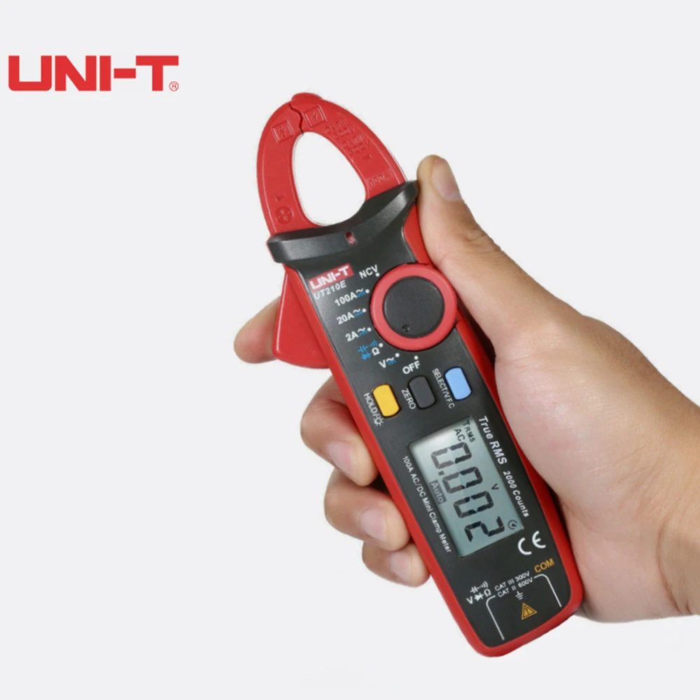 

Digital Multimeter Mini AC/DC Clamp Meter Multimeter True RMS Capacitance Tester UT210A/210B/210C/210D/210E VFC Multimeter