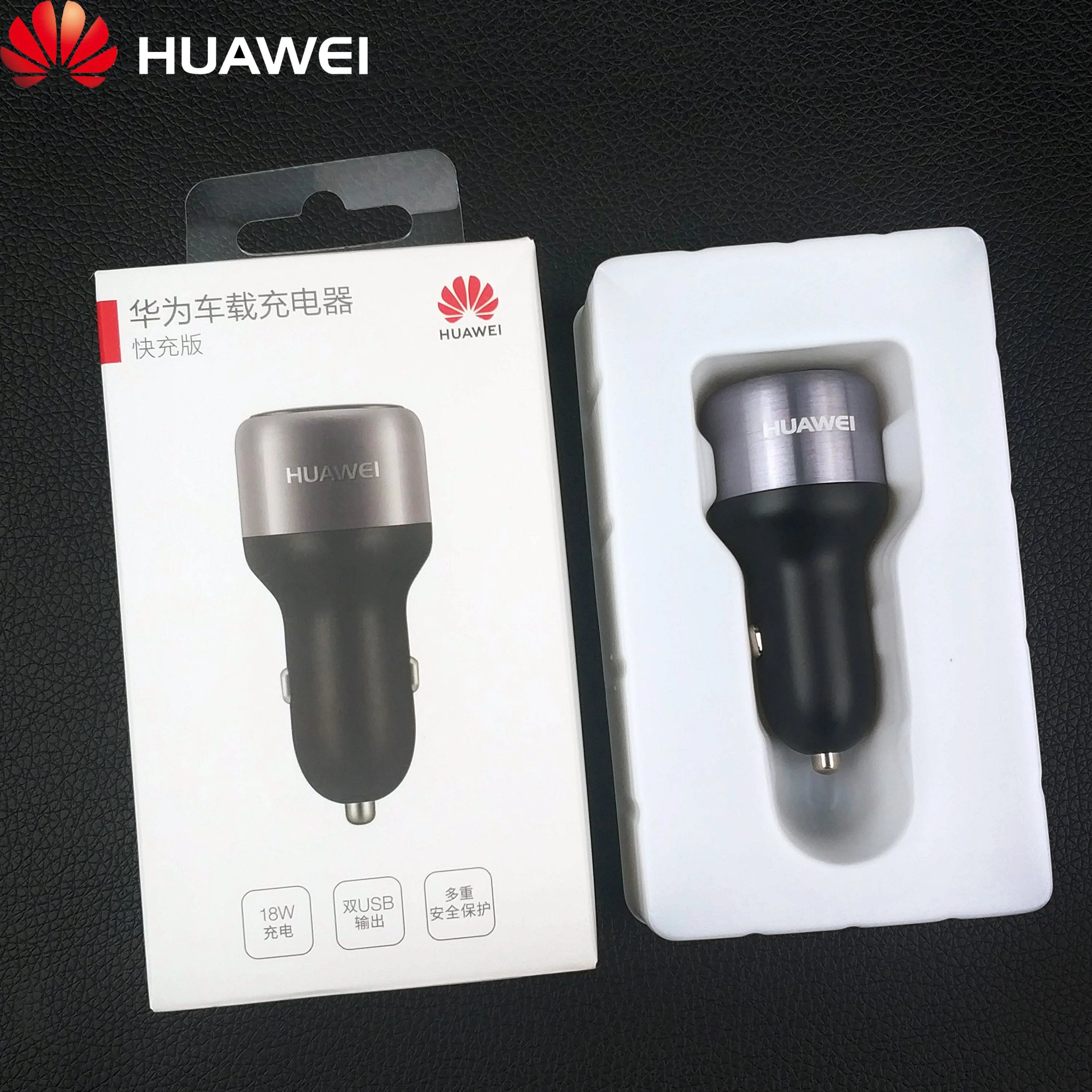 Huawei автомобильное зарядное устройство QuickCharge(макс. 18 Вт) Двойной usb Быстрый QC2.0 автомобильное зарядное устройство адаптер для huawei Mate30 lite 20 P30 lite P20 Mate10 9