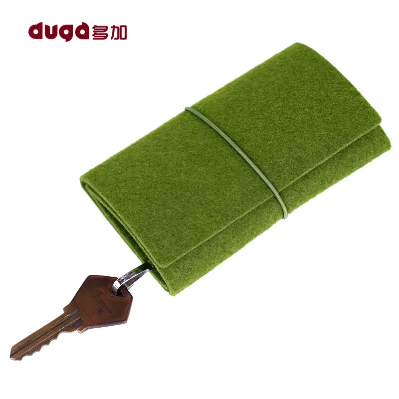 

Wool Felt Bag Key Case Coin Purses Key Holders Car Keychain Key Wallet Unisex Key Case Bag Car Keychain