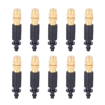 

HOT 10pcs/set Irrigation Spray-Head Detachable Atomization Small Sprayer Head With 6mm Single Hook Joint for Garden Supplies