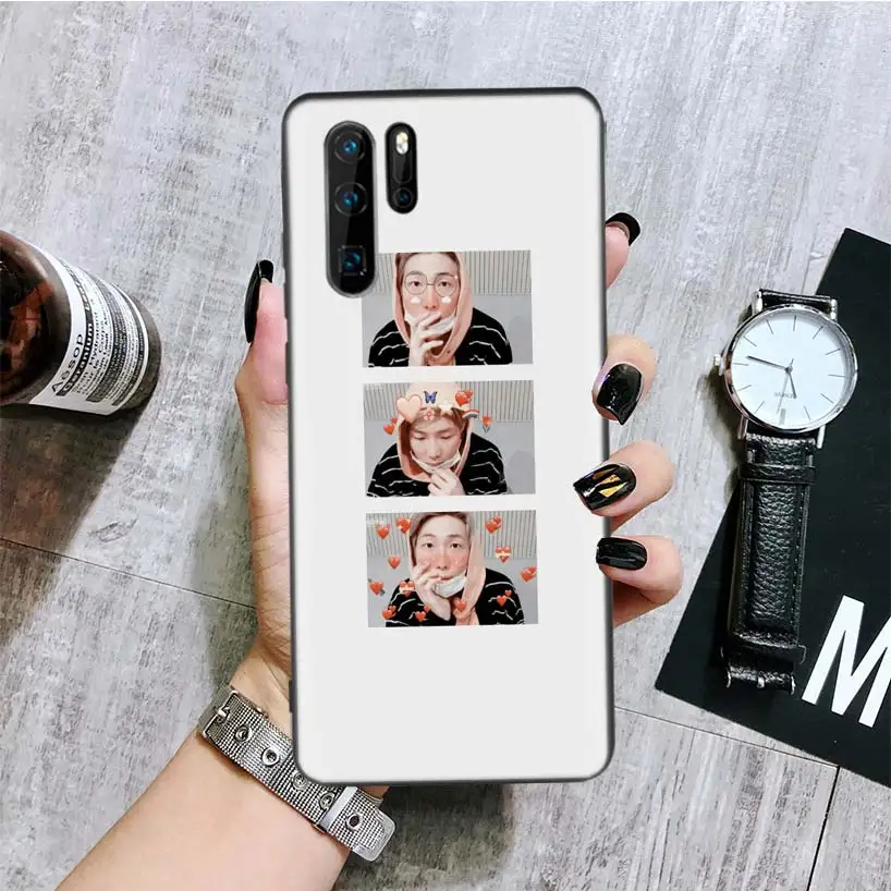 Rap Monsters RM Namjoon черный чехол для телефона huawei mate 30 20 10 P30 P20 P10 Pro Lite P Smart Z роскошный Coque Shell