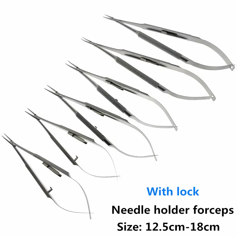 Dental Castroviejo Needle Holders For Dentist Surgical Forceps Eye