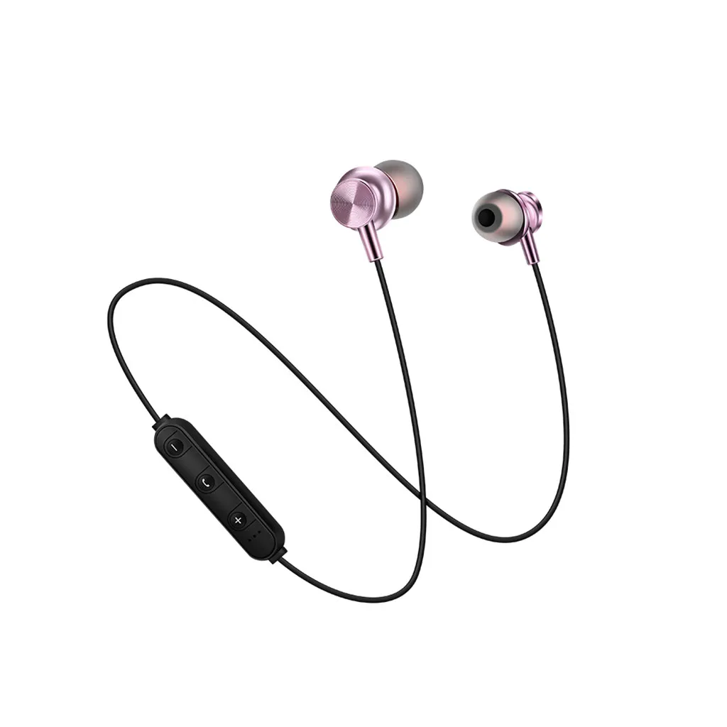 B Bluetooth 4,2, стерео наушники, гарнитура, беспроводные магнитные наушники-вкладыши, наушники, беспроводные наушники Blutooth, гарнитура - Цвет: B