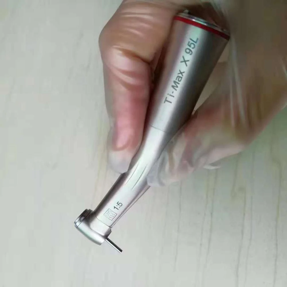 Koop 1 Pc X Dental Handstuk 15 Contra Hoek Verhogen Rode Handstuk Voor Dental Micromotor