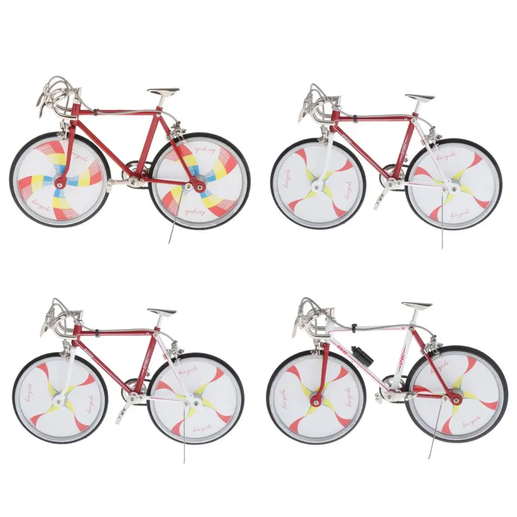 1Pc Bike Model Creative Durable Bicycle Figurine Decor for Collection Decoration 