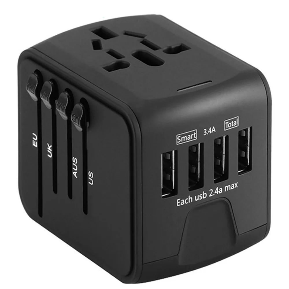 LONGET Travel Adapter International Universal Power Adapter All In One