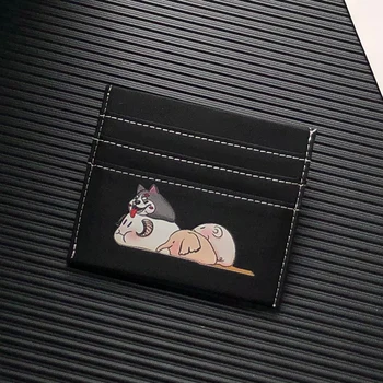 

2019 Men's Women's Cute Cartoon Gog Elephant Sheep Lightweight Thin Coin Purse Small Bank Id Credit Card Holder Wallet Case Bag