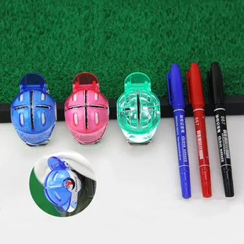 

2 Pieces Golf Ball Liner Marker Line drawing Alignment Tool Putting Golf Training Accessories магниты шарики набор