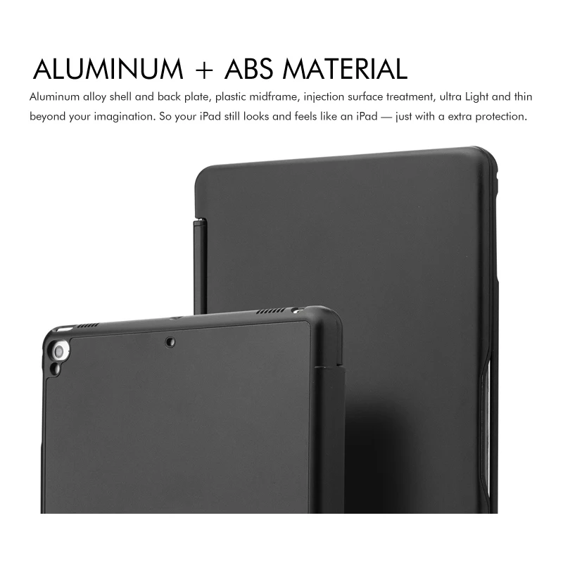 5 1 Bluetooth клавиатура dor iPad pro 10 дюйма чехол с алюминиевой клавиатурой +