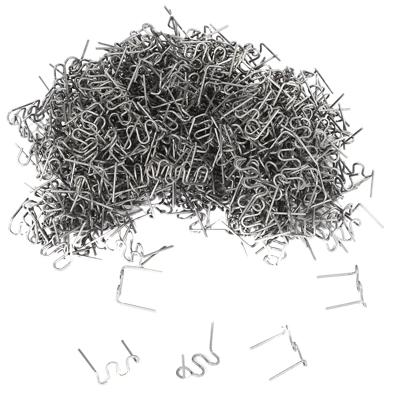 500PCS Wave Staples S /V/ M Welding Machine 0.6mm &amp 0.8mm Hot Melt Supplies Standard Pre Cut Car Tools Repair | Инструменты