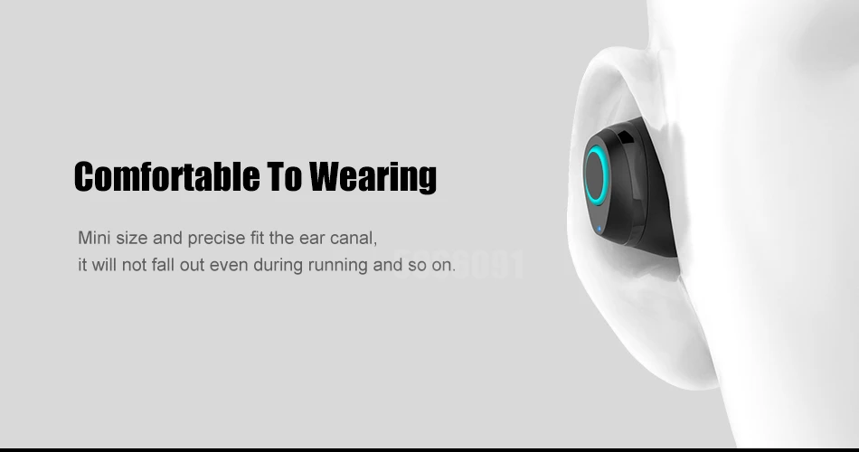 Wireless Bluetooth Earphone With Microphone Touch Control Bluetooth Headphone Noise Cancelling Handsfree Call Wireless Headsets