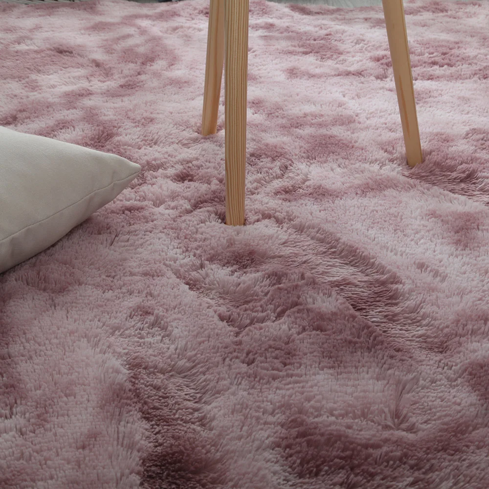 160*200 см мягкий коврик для спальни градиентный цвет небольшой ворсистый ковер гостиная ковровое покрытие коврик нескользящий ковер украшение дома