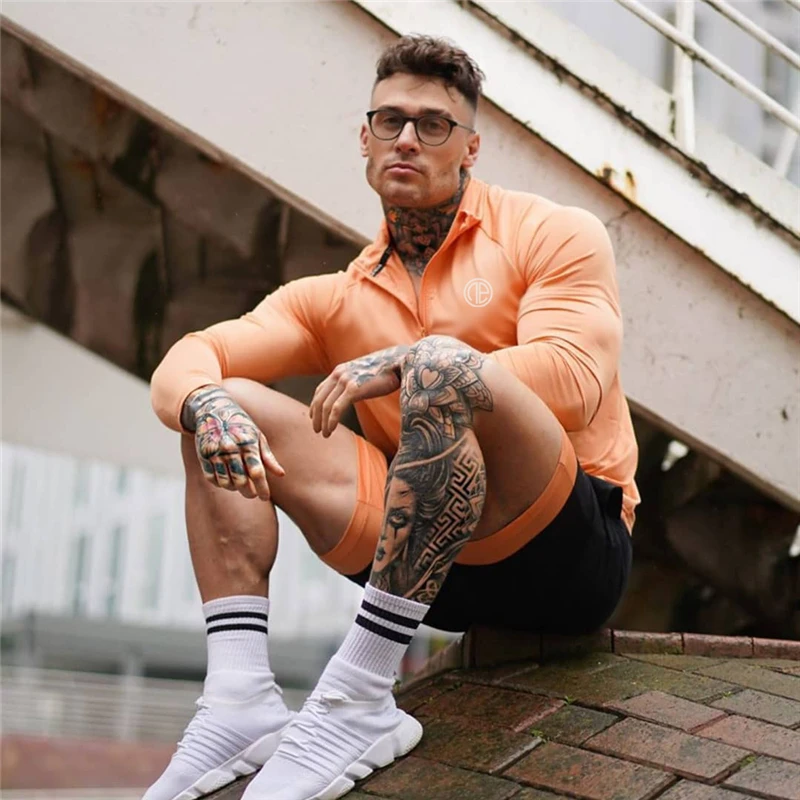 Męska koszulka z długim rękawem kamuflaż Fitness koszulka wiosenna dopasowana koszula męska bluzka rozrywka kulturystyka z długim rękawem szybkoschnący Tee 4 Męska koszulka z długim rękawem kamuflaż Fitness koszulka wiosenna dopasowana koszula męska bluzka rozrywka kulturystyka z długim rękawem szybkoschnący Tee 4