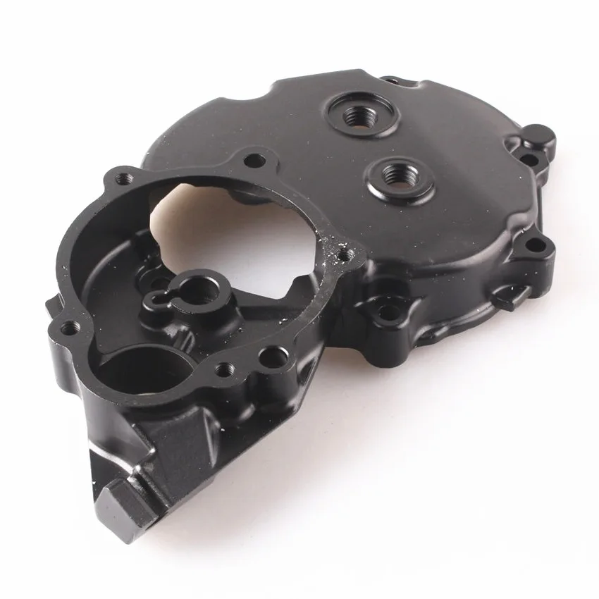 Для Kawasaki Ninja ZX10R 2008 2009 2010 CNC Алюминиевый правый двигатель статора Крышка картера черный