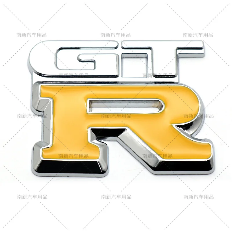 Металлический логотип для автомобиля 3D Автомобильный Замок логотип GTR Автомобильный логотип надписи бампер наклейки