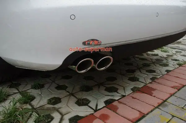 Хромированный глушитель наконечник для Audi A4 B8 2009