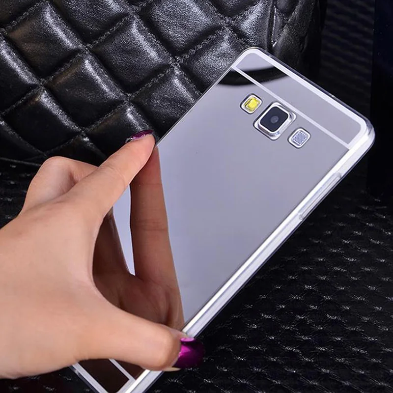 Мягкий силиконовый зеркальный чехол для samsung Galaxy J3 J5 J7 Neo Nxt Prime Pro J4 J6 J8 чехол для задней панели сотового телефона - Цвет: Черный