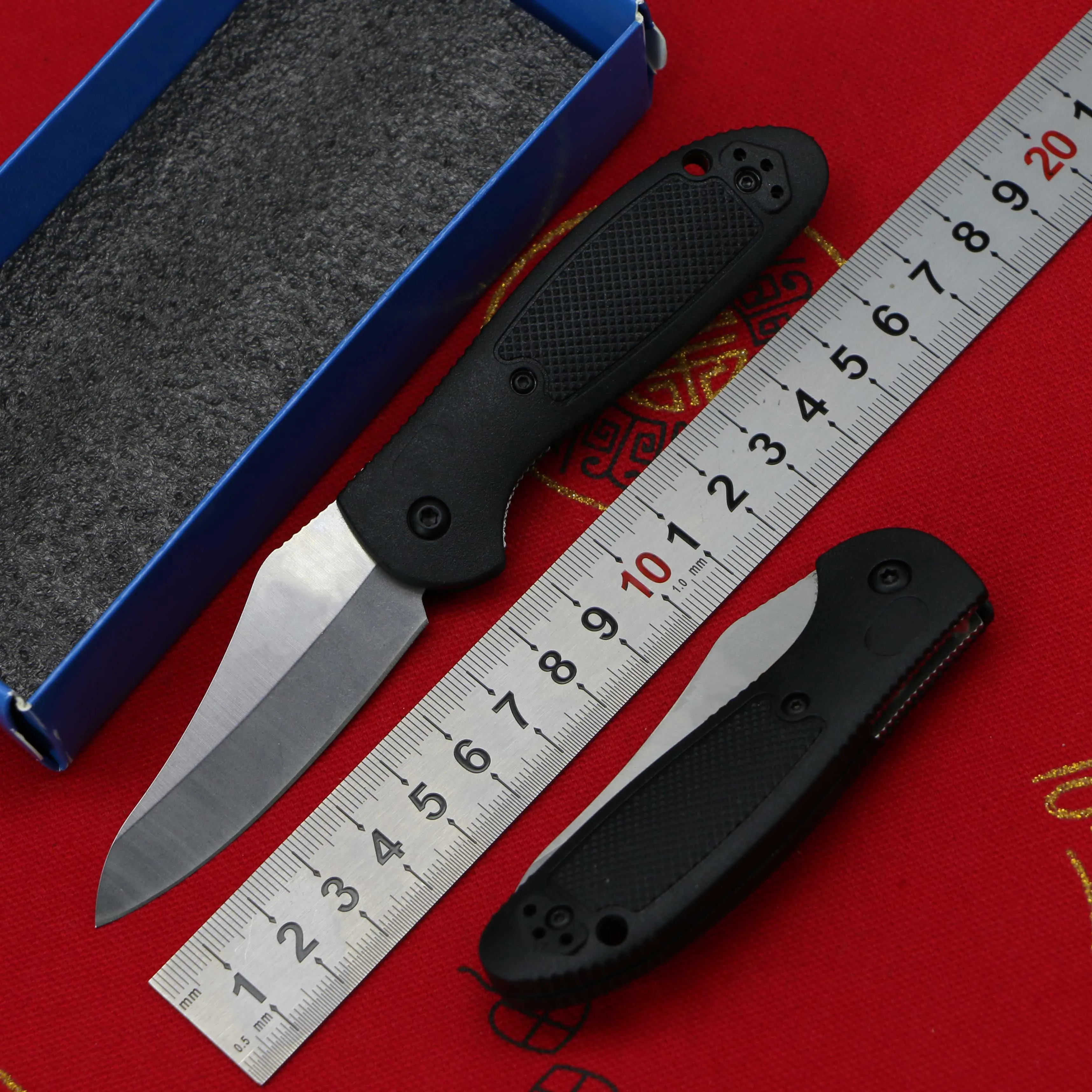 

LOVOCOO New 555 nylon fibre handle Mark 154CM Blade folding Pocket Survival camping Utility outdoor kitchen knife EDC Tool