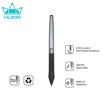 HUION PW100 Battery-Free Stylus Digital Pen for Huion HS64 HS610 H640P H1060P H610PROV2 H320M H420X H580X H610X Graphics Tablet