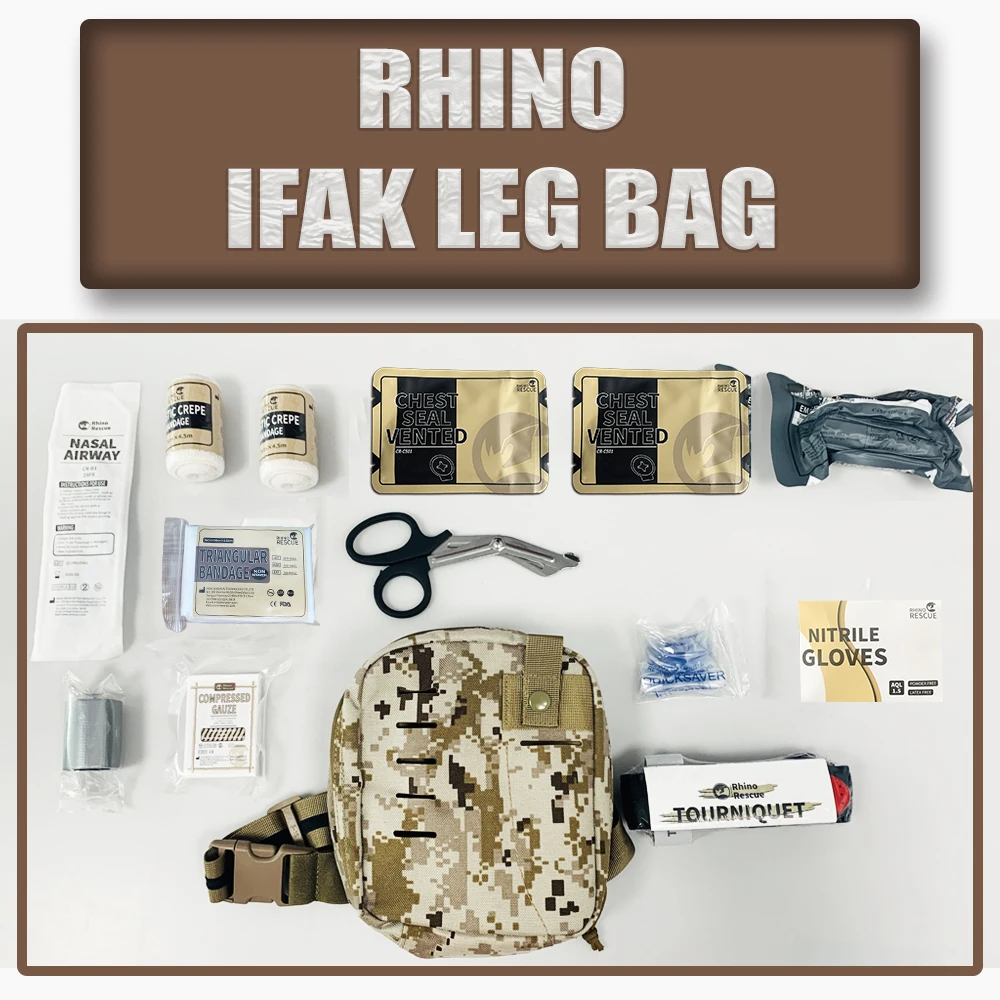 Military Outdoor Travel leg bag IFAK /Package Tactical First Aid Bag Medical Kit EMT Emergency leg bag Outdoor ifak Molle