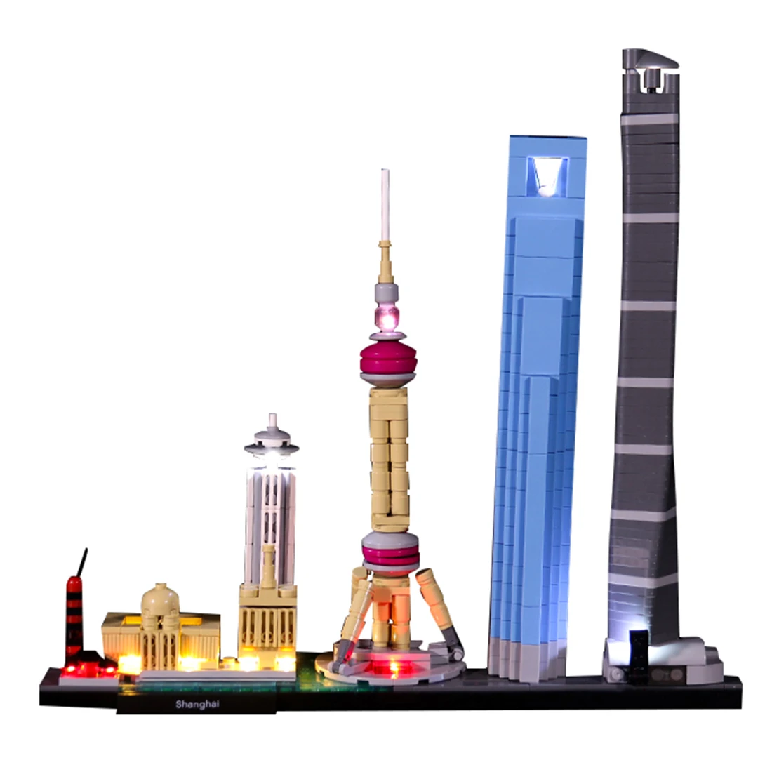

USB Powered LED Lighting Kit for Architecture Shanghai 21039 (LED Included Only, No Kit) - Classic Version
