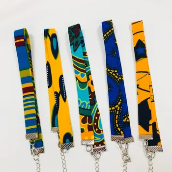 

African jewelry african print accessories Choker Fashion Ankara print Necklace Wax Printing Choker