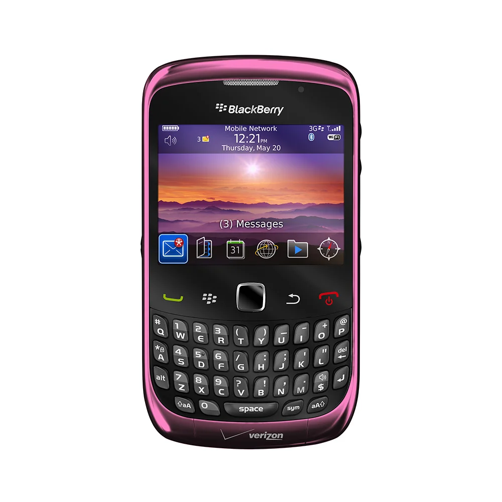 second hand iphone Original Blackberry Curve  3G 9300 Mobile Phone Unlocked 2.46'' Display Smartphone 5MP WIFI Refurbished BlackBerryOS CellPhone refurbished samsung