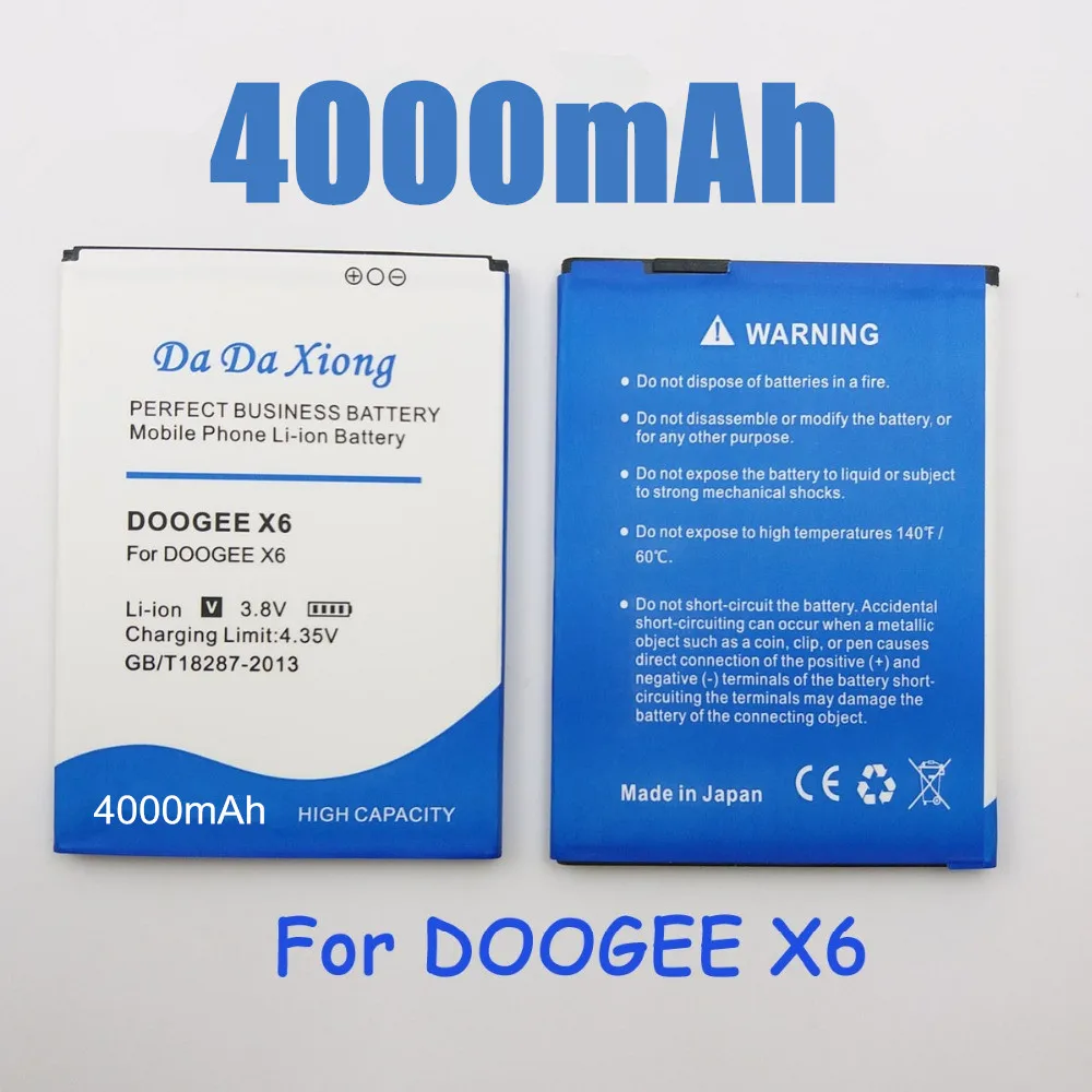 Аккумулятор DOOGEE X6 4000 мАч Для x6 pro|battery for doogee|battery fordoogee battery |