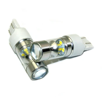 

2pcs T20 7440 60W High Quality 3030 LED 360 degrees Auto Tail Brake Light Car DRL Driving Lamp Turn Signals Bulb White