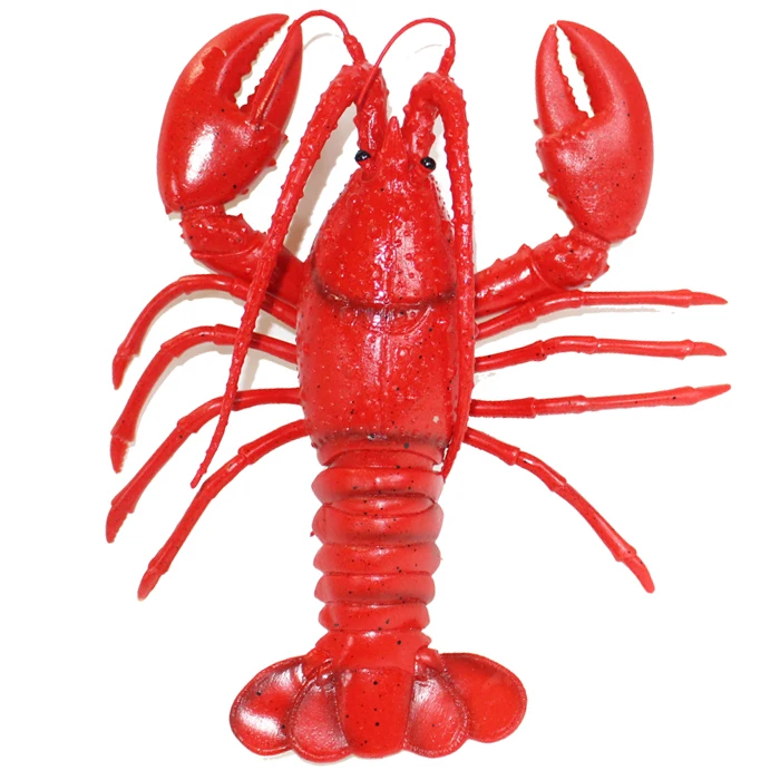 Simulation big size lobster crab model sea Ocean animal toy plastic large early childhood education toy Figure Action Gift baby