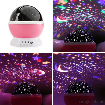

New product night light child child baby LED night light star projector moon table lamp fashion