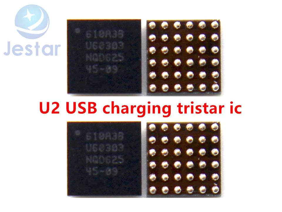 10pcs 610A3B 36pins U2 U4001 USB Charging Tristar ic for