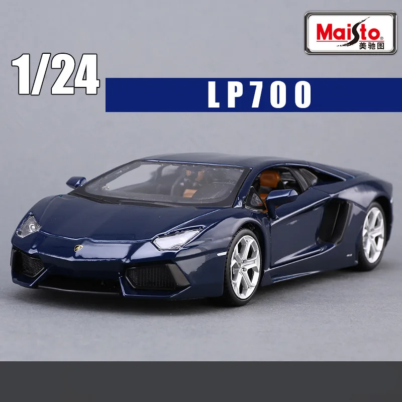 Bburago 1:24 Lamborghini LP670-4 модель автомобиля из сплава Моделирование Украшение автомобиля коллекция Подарочная игрушка - Цвет: LP700